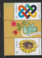 ROMANIA 2023  EUROPA  PEACE SET  WITH LABEL MNH - 2023