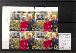[502901]TB//**/Mnh-Belgique 1999 - N° 2828, Bd4, Cdf Daté, Couple Royal - Unused Stamps