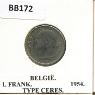 1 FRANC 1945 DUTCH Text BELGIUM Coin #BB172.U.A - 1 Franc
