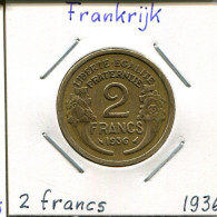2 FRANCS 1936 FRANCE Pièce Française #AM332.F.A - 2 Francs