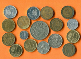 SPAIN Coin SPANISH Coin Collection Mixed Lot #L10210.1.U.A - Autres & Non Classés