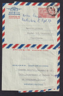 INDIA - Aerogramme - Letter Sent By Air Mail From Delhi To Zagreb 1969. Nice Illustration On Letter / 3 Scans - Other & Unclassified