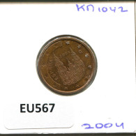 5 EURO CENTS 2004 SPAIN Coin #EU567.U.A - España
