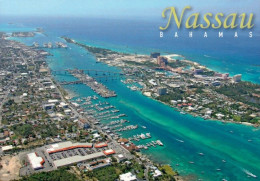 1 AK Bahamas * Blick Auf Nassau Und Die Vorgelagerte Insel Paradise Island - Luftbildaufnahme * - Bahamas