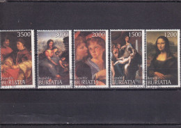 SA03 Russia Buryatia 1997 Paintings Cinderella Stamps - Sonstige & Ohne Zuordnung