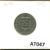 50 FRANCS CFA 1997 Western African States (BCEAO) Moneda #AT047.E.A - Autres – Afrique