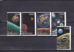 SA03 Russia Buryatia 1997 Space Cinderella Stamps - Andere & Zonder Classificatie