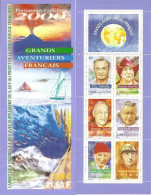 CARNET BC 3348 "PERSONNAGES CELEBRES. LES GRANDS AVENTURIERS". SOUS FACIALE, à Saisir. - People