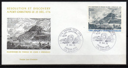 FDC - Iles Kerguelen Passage Cook - 31/12/1976 - FDC