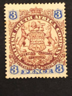 BRITISH SOUTH AFRICA COMPANY RHODESIA SG 31  3d  MH* - Zuid-Rhodesië (...-1964)