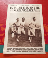 Miroir Des Sports N°419 Mars 1928 Cross 5 Nations Piscine Blomet Boxe Pladner Course De Côte Mont Valérien Coeur Volant - Sport