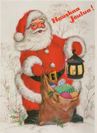 PÈRE NOËL NOËL Fêtes Voeux Vintage Carte Postale CPSM #PAJ607.A - Santa Claus