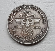 Third Reich Commemorative Medallion Metal (Reproduction) - Hitler Commemorative Metal Medallion (Reproduction) - Autres & Non Classés