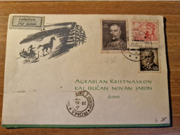 18872.    Cartolina Postale Letadlem  Par Avion Ceskoslovensko Francobolli 1948 - Cartas & Documentos