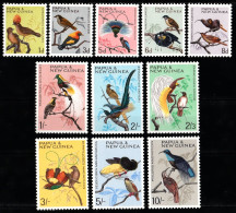 1964/65 Papua New Guinea Birds Of Paradise Definitive Ordinary Set MNH** Tr131 - Sperlingsvögel & Singvögel