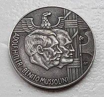 Third Reich Commemorative Medallion Metal (Reproduction) - Hitler Commemorative Metal Medallion (Reproduction) - Otros & Sin Clasificación