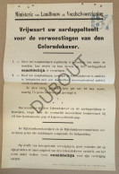 WOII - Affiche - Verwoestingen Coloradokever  (P421) - Afiches