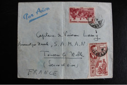 LSC POSTE AERIENNE CAD DAKAR SENEGAL Y&T NO Y&T FR-WA 30 +FR-WA PA11 POUR TOUSSU LE NOBLE .. - Cartas & Documentos