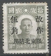 CHINE / CHINE NORD-EST N° 11 NEUF Sans Gomme - Postage Due