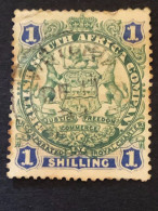 BRITISH SOUTH AFRICA COMPANY RHODESIA SG 35 1s Green And Blue FU - Zuid-Rhodesië (...-1964)