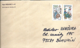 Envelope 144-5 Czech Republic - EUROPA CEPT 1997 Legend Of Bruncvik And His Lion (Braunsweig) Legend Of Zito Sorcerer - 1997