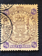 BRITISH SOUTH AFRICA COMPANY RHODESIA SG 48  2s 6d  Brown And Purple FU - Zuid-Rhodesië (...-1964)