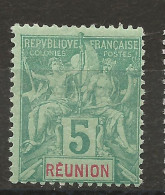 REUNION N° 35 NEUF** LUXE SANS CHARNIERE / Hingeless / MNH - Nuevos