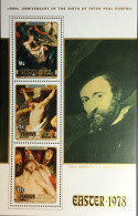 Penrhyn 1978 Easter Rubens Minisheet MNH - Penrhyn