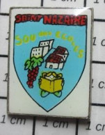 612A  Pin's Pins / Beau Et Rare / ADMINISTRATIONS / LE SOU DES ECOLES SAINT-NAZAIRE - Amministrazioni