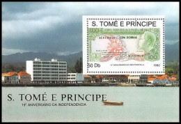 Sao Tome E Principe 078 - Anniversaire De L'Indépendance ** MNH BILLET BANKNOTE - São Tomé Und Príncipe