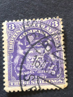 BRITISH SOUTH AFRICA COMPANY RHODESIA SG 86 3s Deep Violet   FU - Rodesia Del Sur (...-1964)