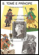Sao Tome E Principe 175 N° 82 BLACK PENNY Timbre Sur Timbre (Stamps On Stamps) Cote 12 EUROS ** MNH - São Tomé Und Príncipe