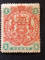 BRITISH SOUTH AFRICA COMPANY RHODESIA SG 67  1d  MH* - Southern Rhodesia (...-1964)