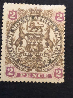 BRITISH SOUTH AFRICA COMPANY RHODESIA SG 68  2d  MH* - Rodesia Del Sur (...-1964)