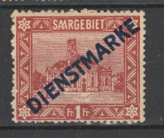 SARRE TAXE YVERT N° 15 / MAURY N° 15 TYPE 1  NEUF* TB - Neufs