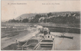 AK Saarbrücken - St. Johann, Blick Von Der Alten Brücke 1907 - Saarbrücken