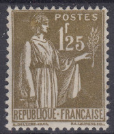 TIMBRE FRANCE TYPE PAIX 1F25 N° 287 NEUF (**) GOMME NON D'ORIGINE SANS CHARNIERE - 1932-39 Frieden