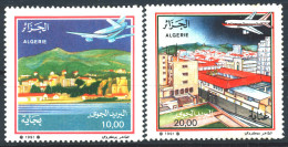 Algeria 1991, Air Mail Set, High Values , Mi 1039-40, Mi. 10 € - Algeria (1962-...)