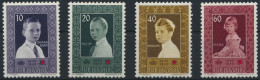 Liechtenstein 338-341 Rotes Kreuz Ausgabe 1955 Tadellos Postfrisch KatWert 34,00 - Storia Postale