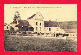 F-60-Mouy-12A84  Le Haras Saint Jean, Ancien Couvent Saint Jean Des Viviers, Cpa Toilée Colorisée - Mouy