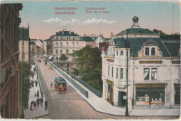 AK Saarbrücken, Luisenbrücke 1922 - Saarbrücken