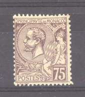 Monaco  :  Yv  19  * - Unused Stamps