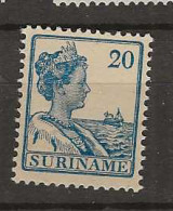 1915 MNH Suriname NVPH 93 Postfris** - Surinam ... - 1975