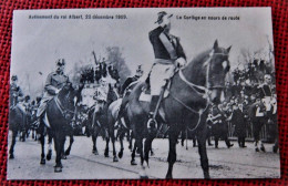 BRUXELLES  -  4 CARTES  :  Avènement Du Roi Albert , 23 Décembre 1909  - - Familles Royales