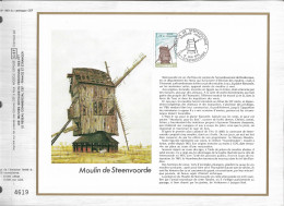 Feuillet N° 499 Du Catalogue CEF Moulin De Steenvoorde 1 Timbre à 1,20  Steenvoorde  12.05.1979 - 1970-1979