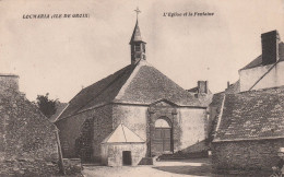 56 LOCMARIA    ILE De  GROIX  L'Eglise Et La Fontaine.   ND De Plasmanec  TB PLAN. Env. 1920.  RARETE  Voir Description - Groix