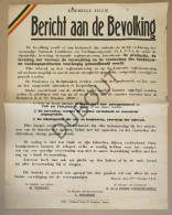 WOII - Affiche - 1944 Betreffende De Verdeling Van Landbouw- En Voedingsproducten  (P418) - Afiches