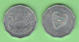 Cipro 5 Mils 1982 Cyprus Chipre Chypre - Zypern