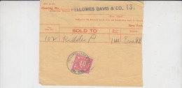 USA Revenue Document Stamps (good Cover - 3) - Briefe U. Dokumente