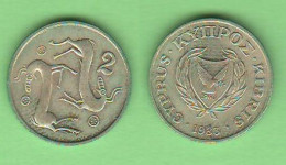 Cipro 2 Cents 1983 Cyprus Chipre Chypre - Zypern